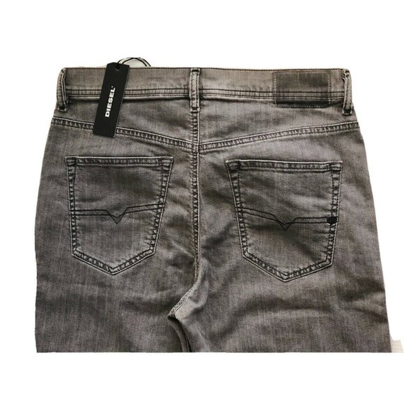 Diesel Rhial Mens 0681D Gray Slim Carrot Jeans Multi sizes - Picture 11 of 12